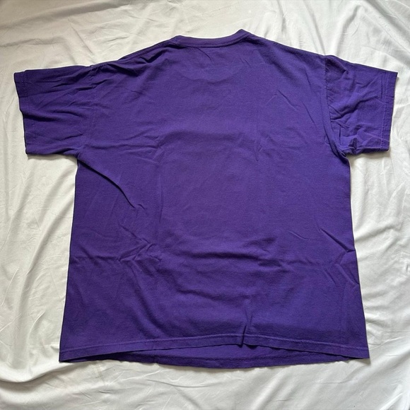 Vintage 1990s Purple Magic Johnson Phoenix Suns Graphic T-Shirt XL - Picture 4 of 5